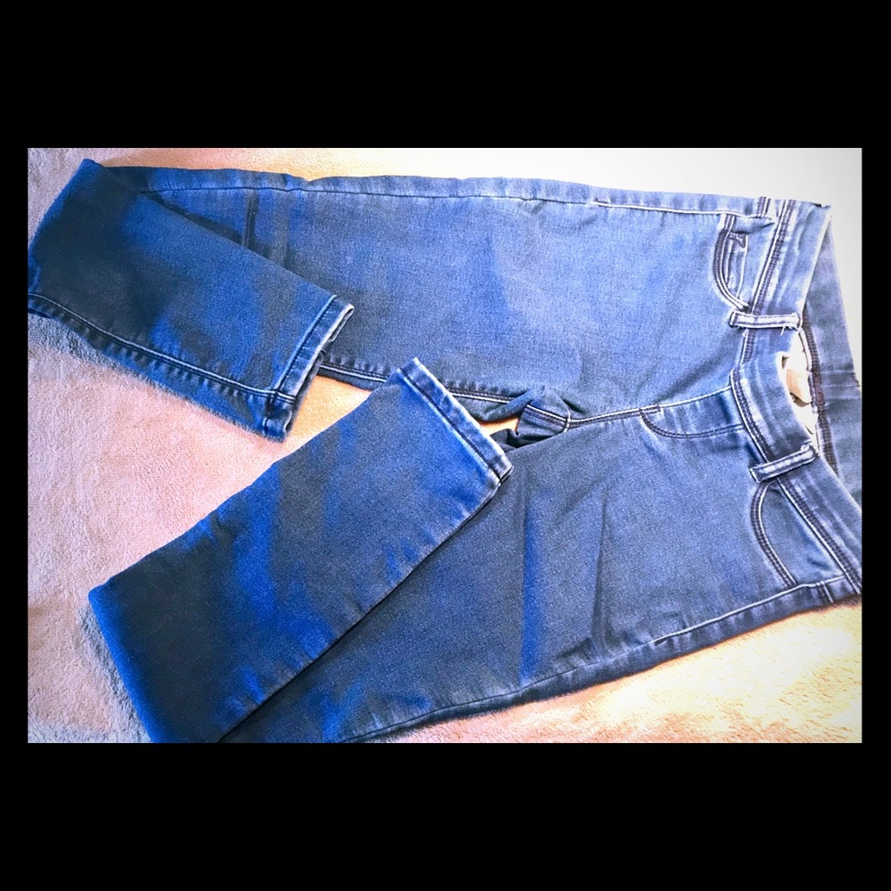 Stretch Blue leggings/ jeggings